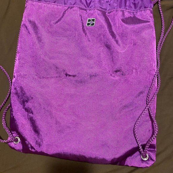 EastSport Purple BoHo Drawstring Backpack - Picture 2 of 5